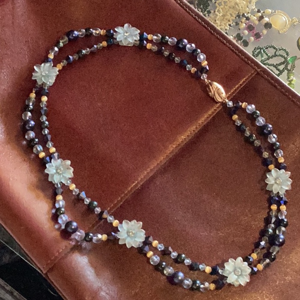 Handmade beaded necklace